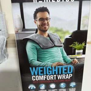 Homedics | Other | Homedics Weighted Comfort Wrap Vibrationsoothing Heat  Relax Blanketbest Gift | Poshmark